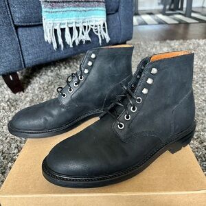 Grant Stone Diesel Boot Black Waxed Commamder